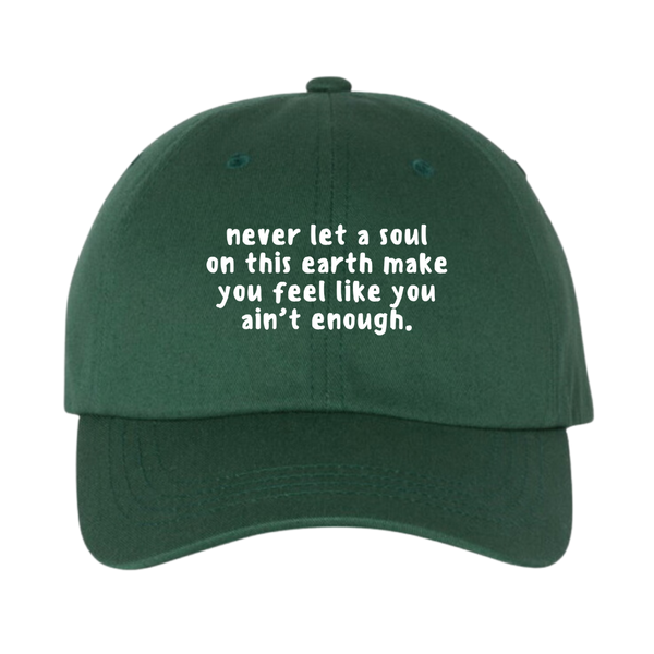 Never Let A Soul - Green Dad Cap