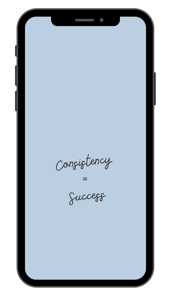 Consistency = Success Wallpaper