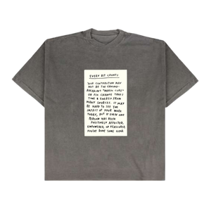 "EVERY BIT COUNTS" TEE