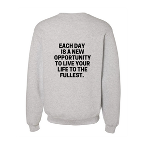 Each Day Crewneck - Grey