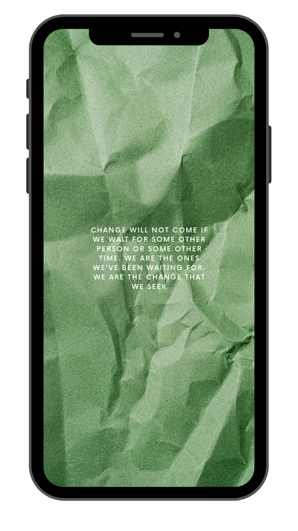 We Are The Change Wallpaper